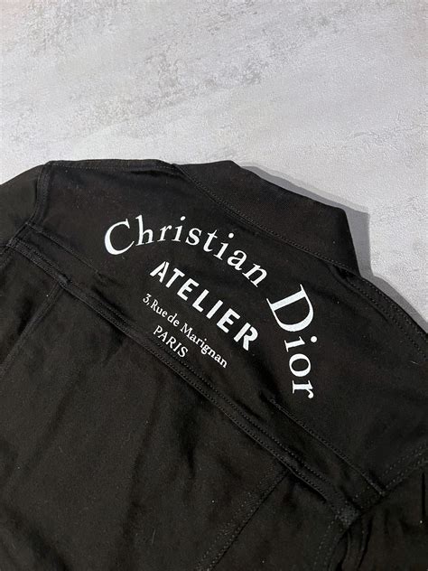 dior denim jacket atelier|Dior Christian Dior Atelier Denim Jacket .